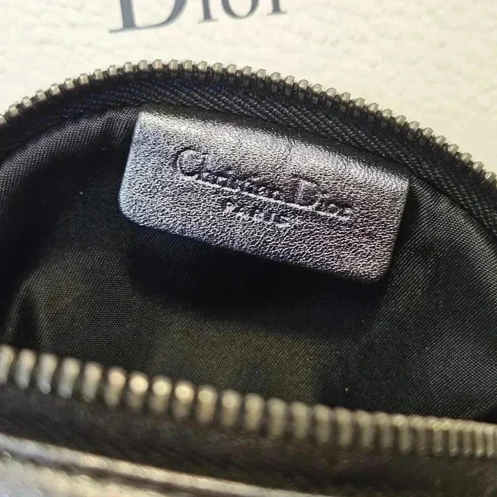 Dior Oblique Jacquard Petite Pouch - Picture 2 of 10